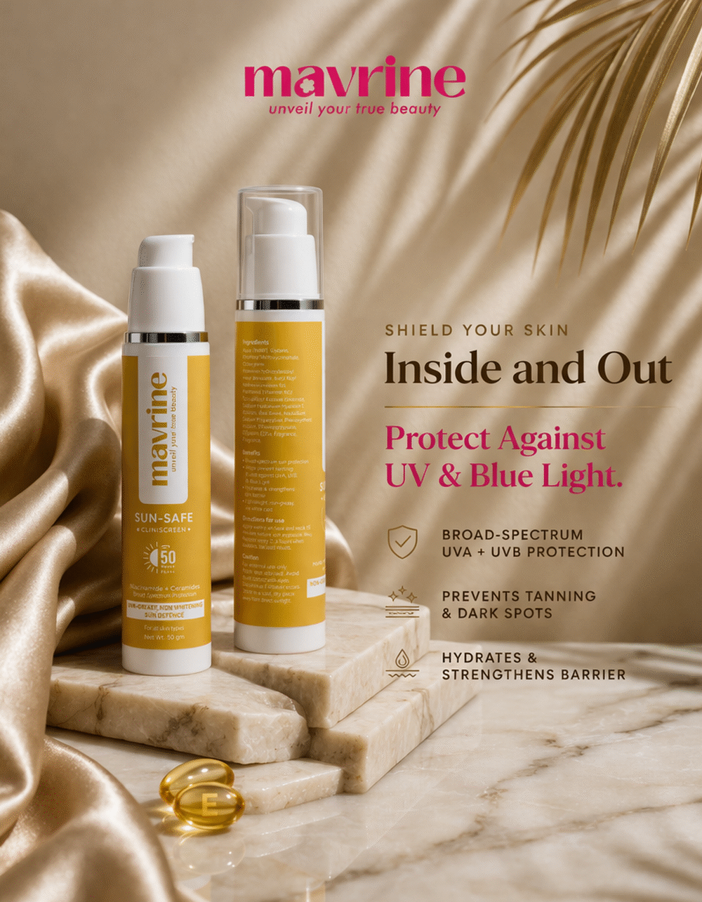 Sun Safe Sunscreen (SPF 50 PA+++)