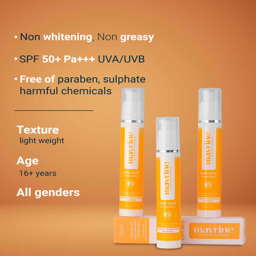 Sun Safe Sunscreen (SPF 50 PA+++)